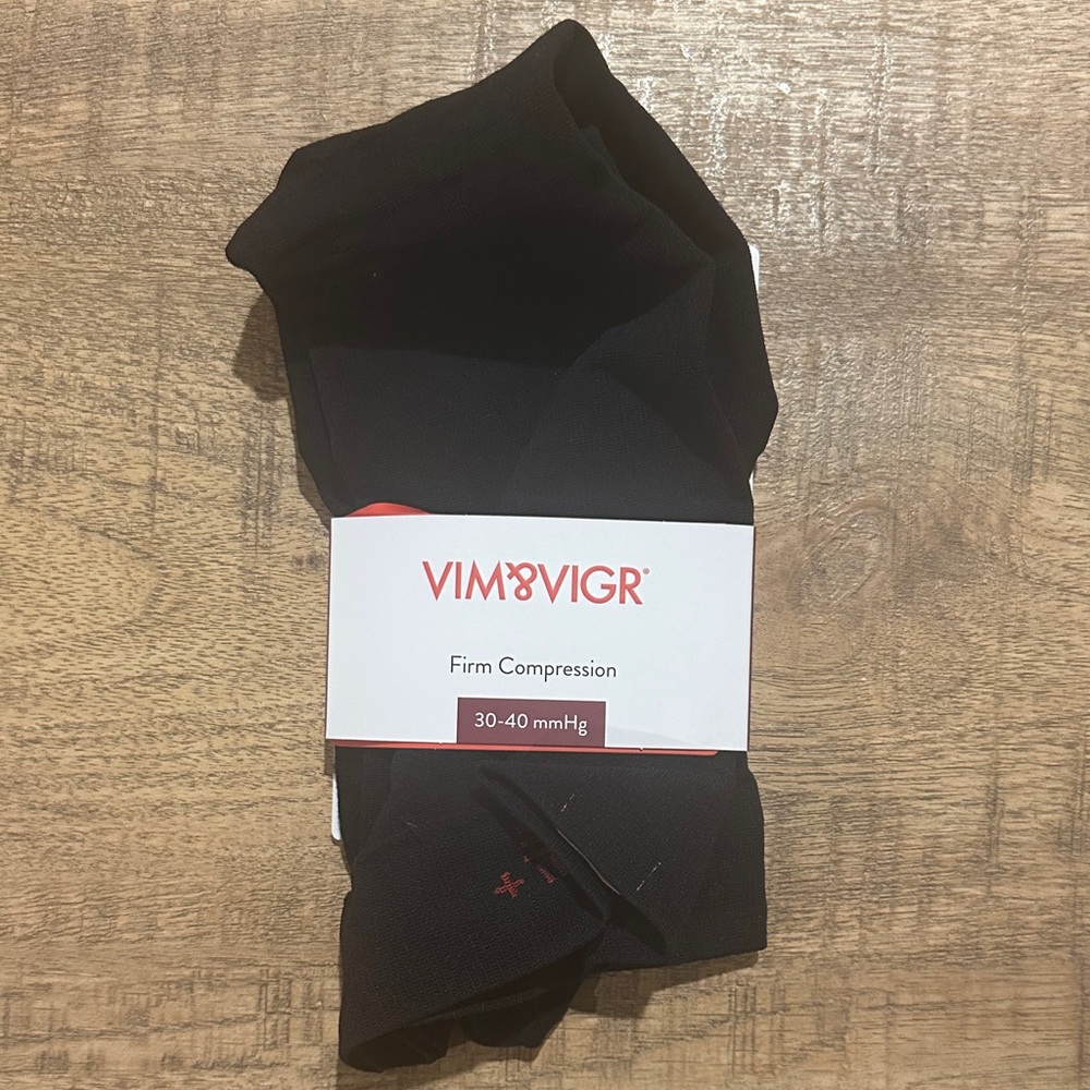 Black Firm Compression Socks